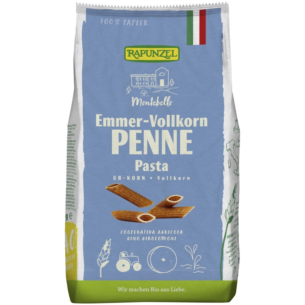 Rapunzel Penne emmer integrale ecologice 500g