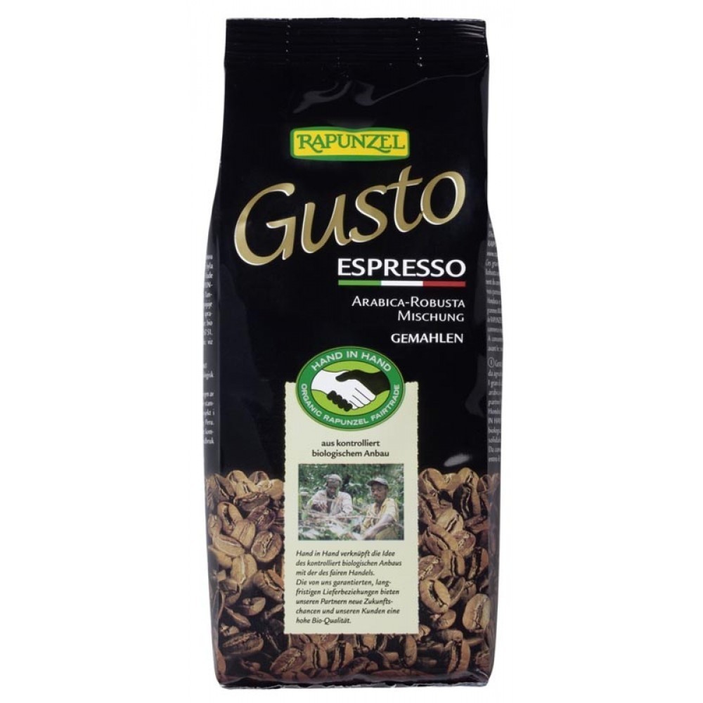 Rapunzel Cafea Gusto Espresso macinata 250g