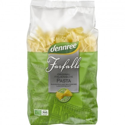 Dennree Farfale din grau dur ecologic 500g