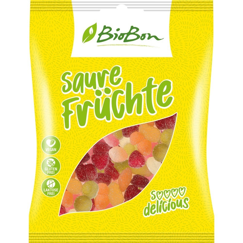 BioBon Jeleuri bio acrisoare de fructe VEGANE 100g