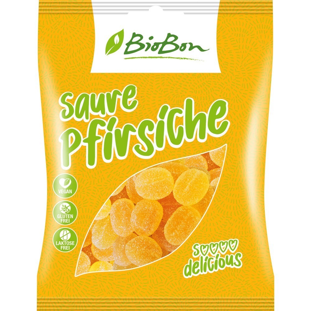 BioBon Jeleuri bio piersici acrisoare FARA GLUTEN 100g