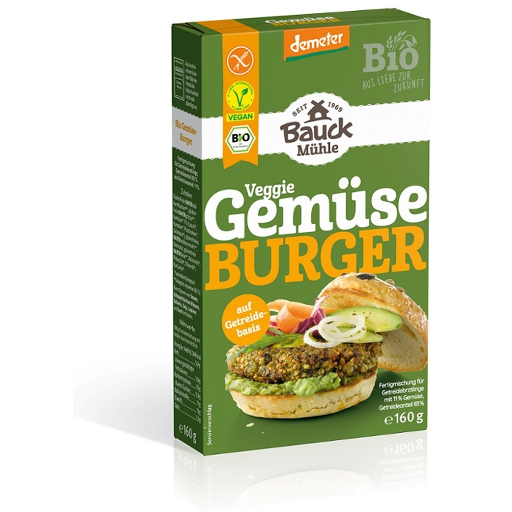 BauckHof Mix pentru burger vegetal Demeter 160g