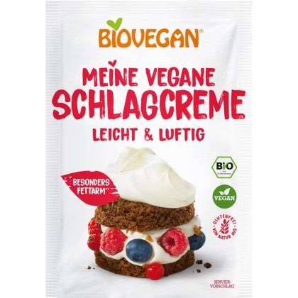 Biovegan Praf pentru frisca vegan nativ fara gluten, eco 54g