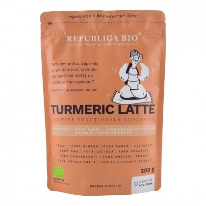 Republica bio Turmeric Latte pulbere functionala ecologica 200g