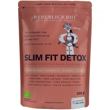 Republica bio Slim Fit Detox pulbere functionala ecologica 200g
