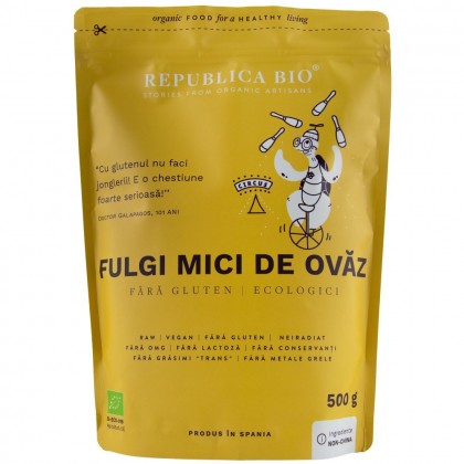 Republica bio Fulgi mici de ovaz fara gluten 500g