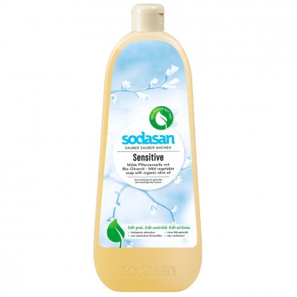 Sodasan Sapun lichid pentru ingrijire naturala sensitiv Refill 1L