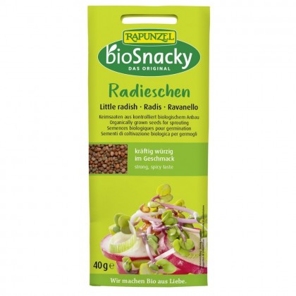 BioSnacky Rapunzel Seminte de ridiche bio pentru germinat 40g