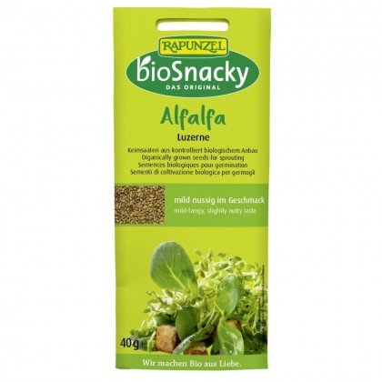 BioSnacky Rapunzel Seminte de lucerna ecologica pentru germinat 40g