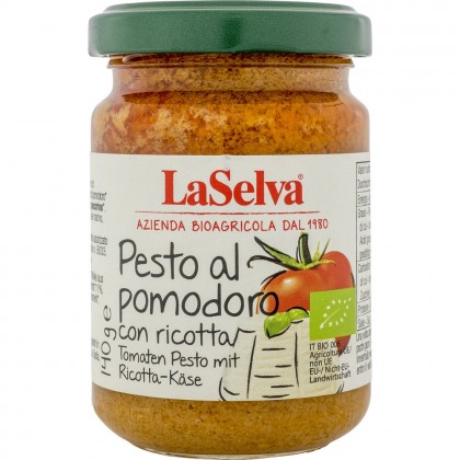 LaSelva Pesto rosso cu ricotta bio 140g