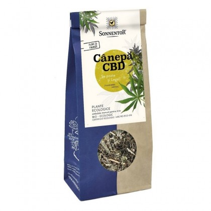 SONNENTOR BIO Ceai Canepa CBD 80g