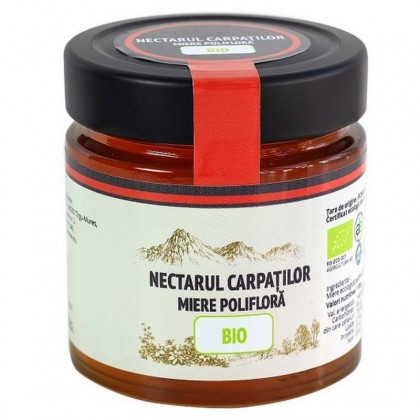 Nectarul Carpatilor Miere poliflora BIO 250g