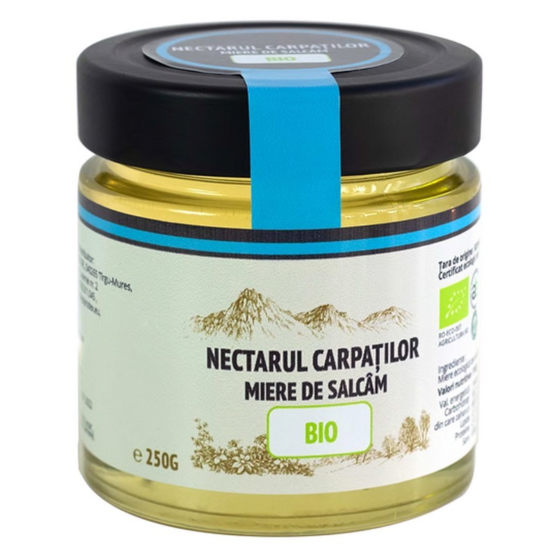 Nectarul Carpatilor Miere de salcam BIO 250g