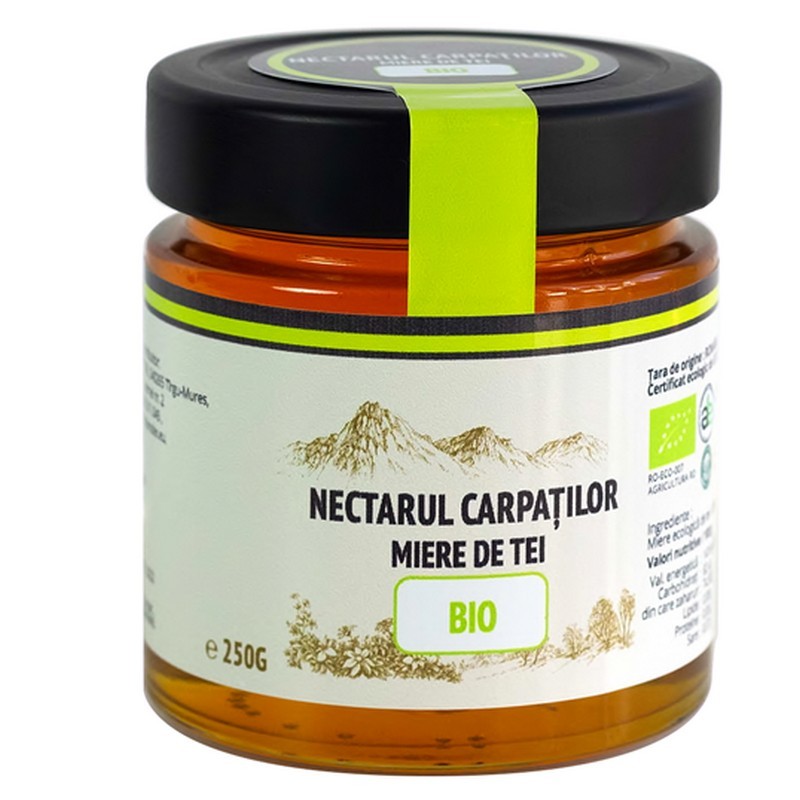 Nectarul Carpatilor Miere de tei BIO 250g