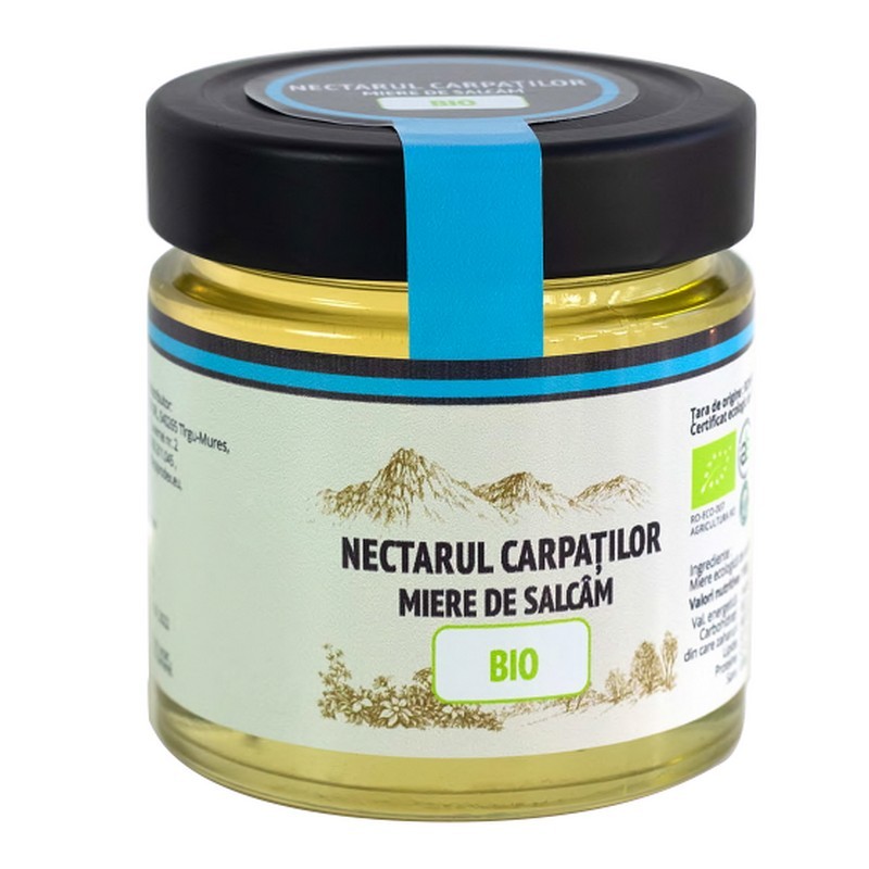 Nectarul Carpatilor Miere de salcam BIO 500g