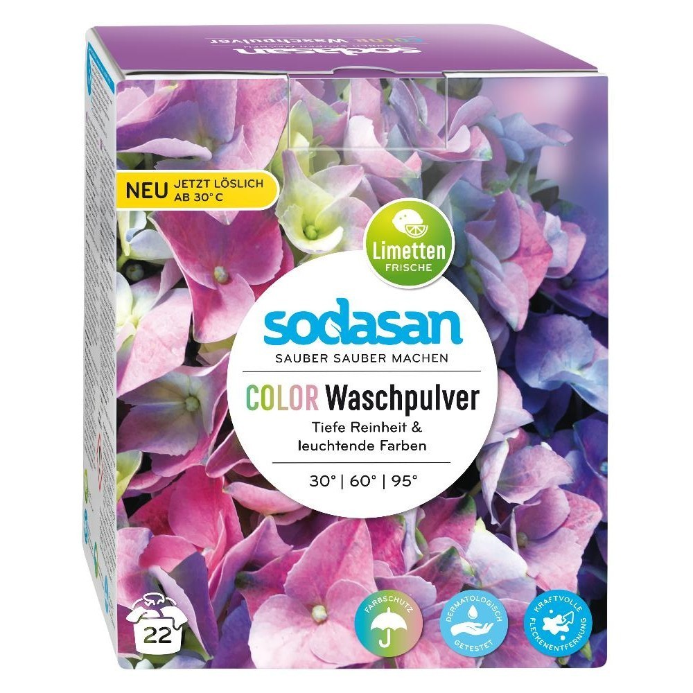 Sodasan Detergent pudra pentru rufe colorate 1.01kg