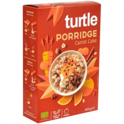 Turtle BIO Terci cu morcovi si portocale, 400g