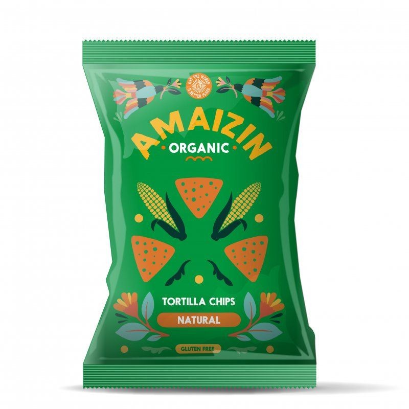 Amaizin ECO Chips natural din porumb 75g