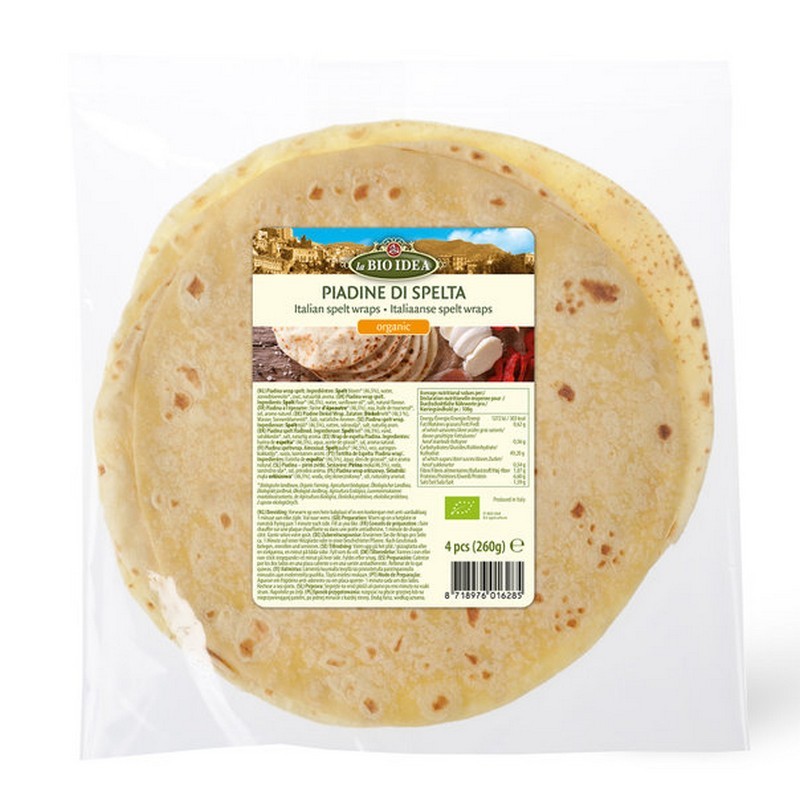 La Bio Idea BIO Piadine din spelta 260g