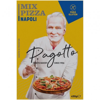 Pagotto Mix Pizza Napoli, fara gluten, 450g