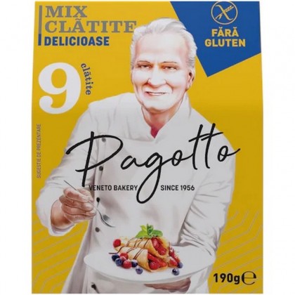 Pagotto Mix clatite delicioase, fara gluten, 190g