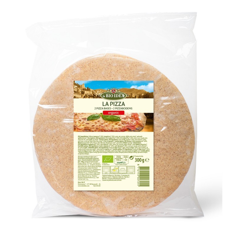 La Bio Idea ECO Blat pentru Pizza din grau integral 300g - 2 buc