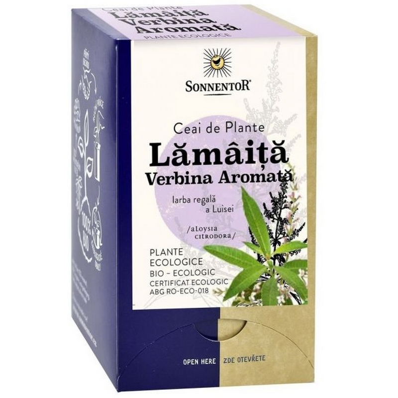 Sonnentor Ceai BIO de Plante Lamaita-Verbina Aromata, 18 plicuri, 27g