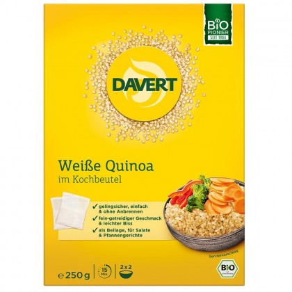 Davert Quinoa alba in punga de gatit 250g