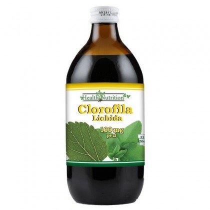 Health Nutrition Clorofila lichida, 500 ml