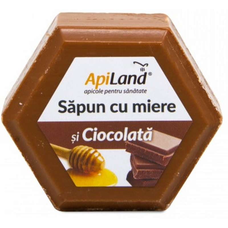 Apiland Sapun cu Miere si Ciocolata, 100g