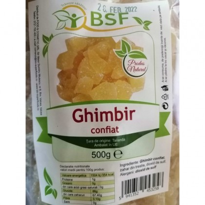 BSF Ghimbir confiat, 500g