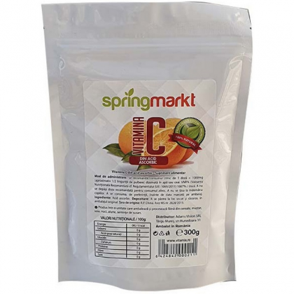 Springmarkt Vitamina C din acid abscorbic, 300g