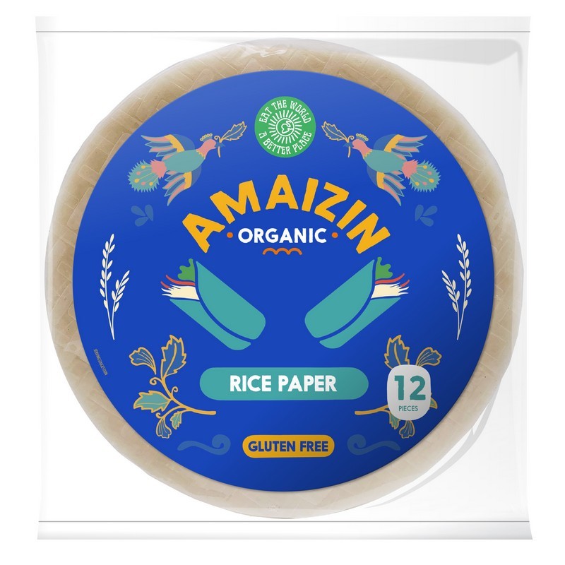 Amaizin BIO Foite de orez 110g (12 buc)