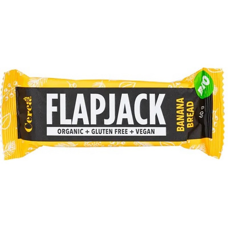 Cerea Baton BIO Flapjack copt din fulgi de ovaz si banane, 60g