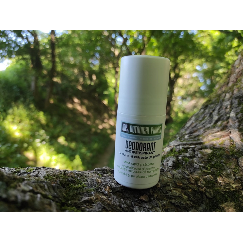 Botanical Pharm Deodorant cu alaun si extract de plante, 50ml