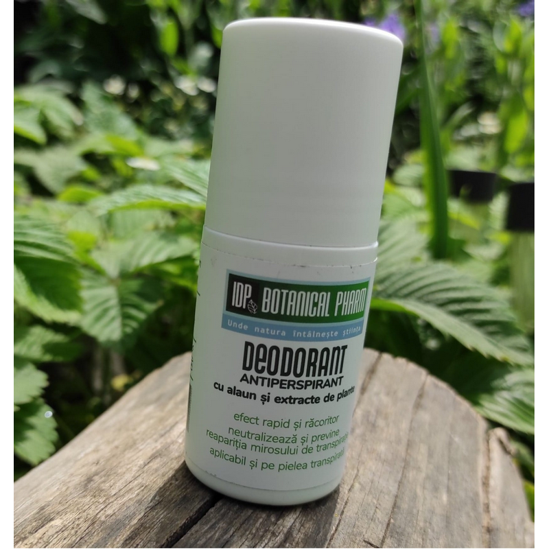 Botanical Pharm Deodorant cu alaun si extract de plante, 50ml