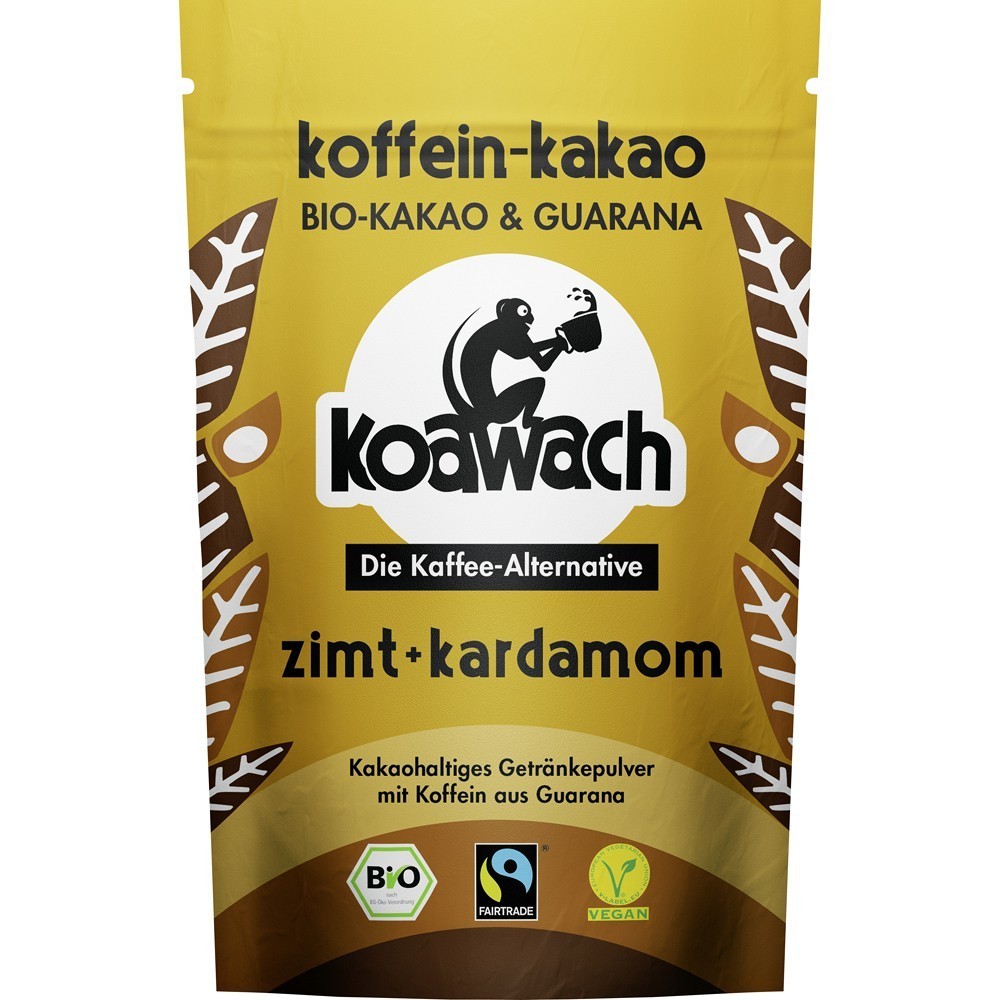 Koawach Cacao cu guarana scortisoara si cardamom 100g