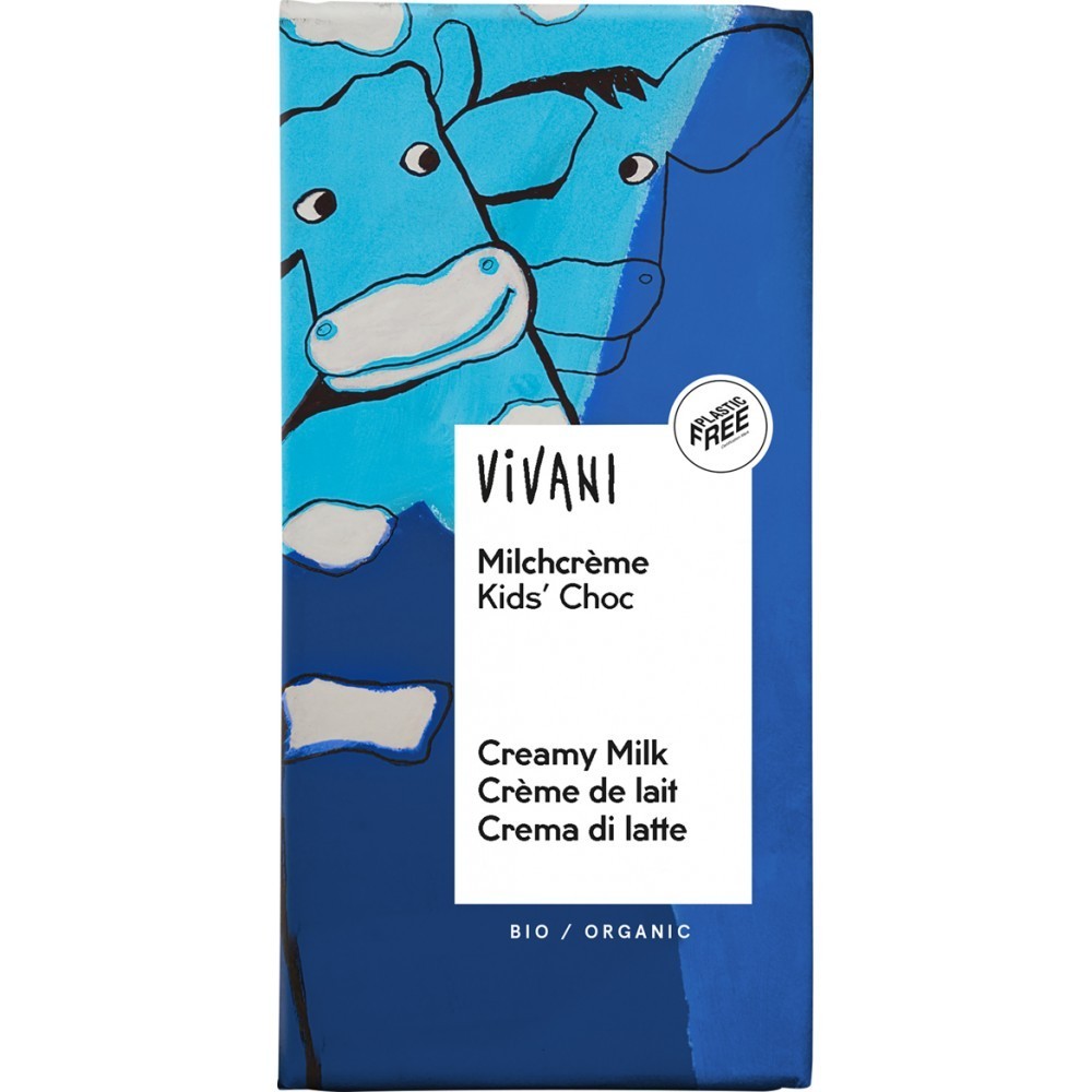 Vivani Ciocolata cu crema de lapte pentru copii 100g