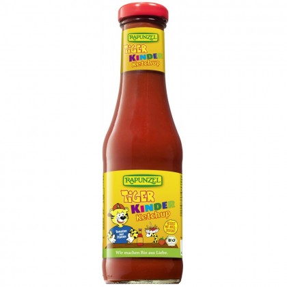 Rapunzel Ketchup de tomate bio indulcit cu nectar de mere pentru copii 450ml