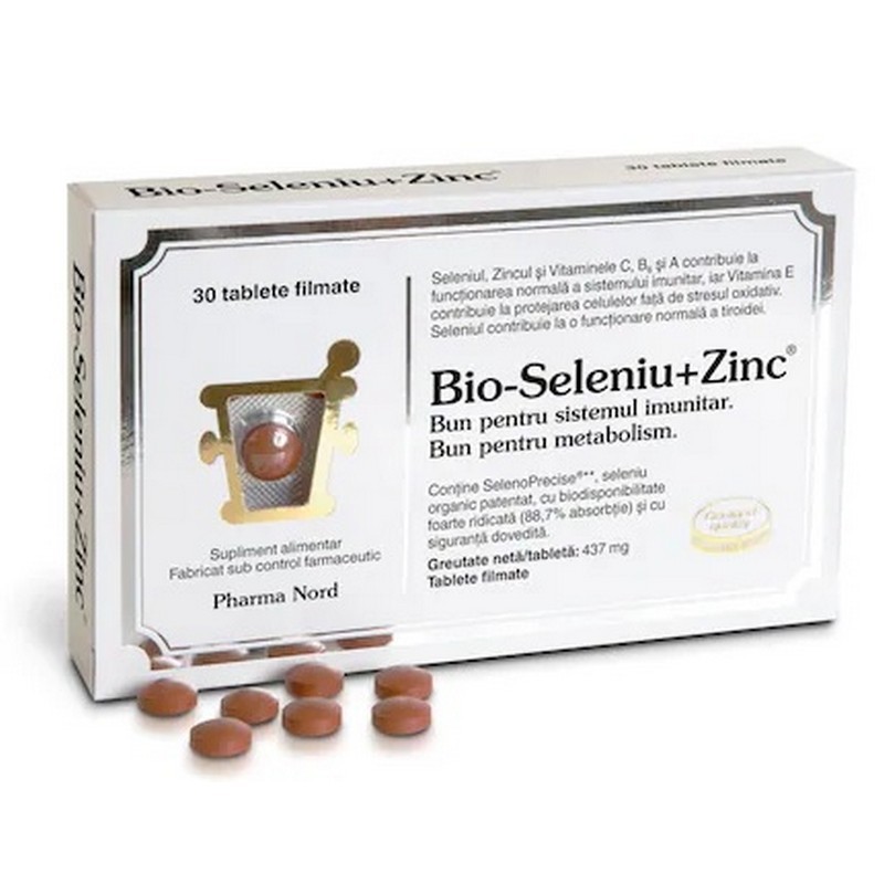 Pharma Nord BIO-Seleniu+Zinc, 30tb