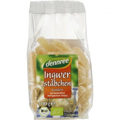 Dennree Ghimbir bio confiat 100g