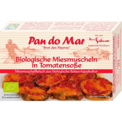 Pan Do Mar ECO Midii negre in sos de tomate 115g