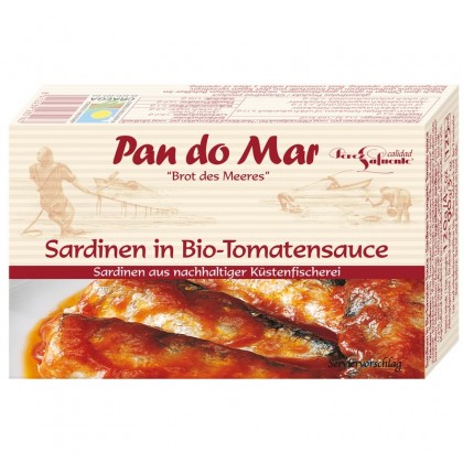 Pan Do Mar Sardine in Sos Eco de Tomate 120g
