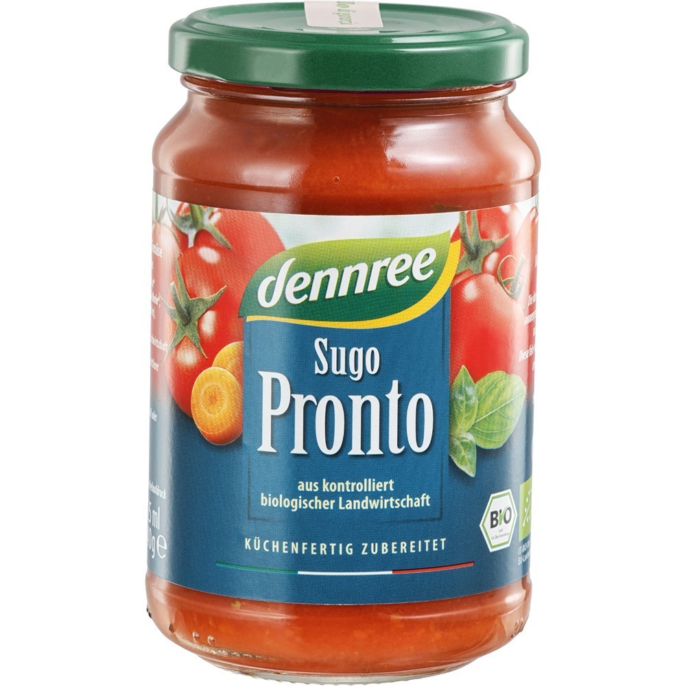 Dennree Sos de rosii cu legume si busuioc Sugo Pronto 340g