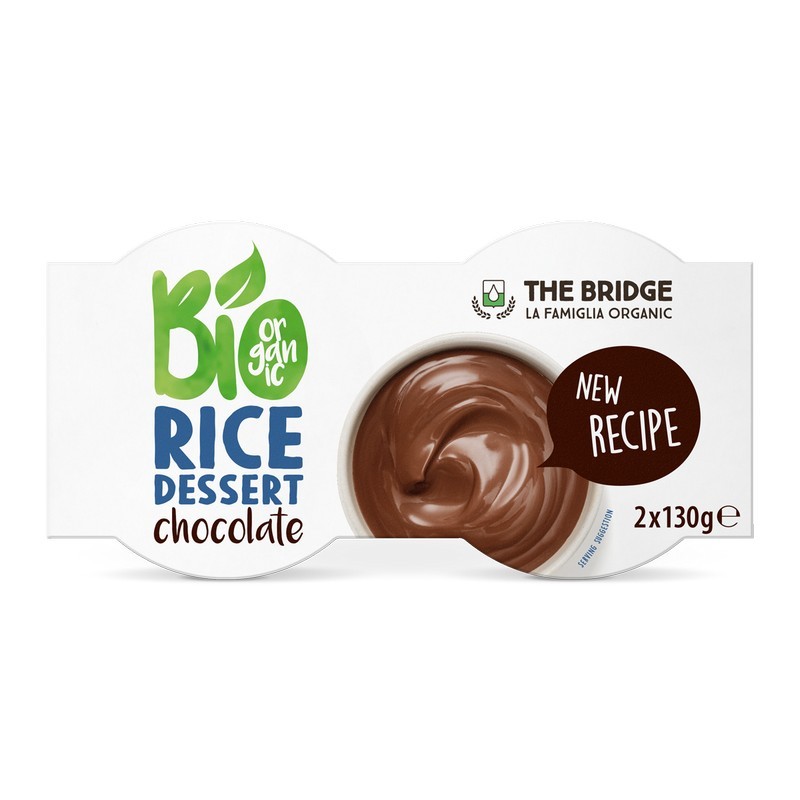 The Bridge BIO Desert din orez cu ciocolata 2x130g