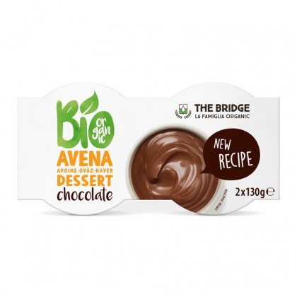 The Bridge BIO Desert din ovaz cu ciocolata 2x130g