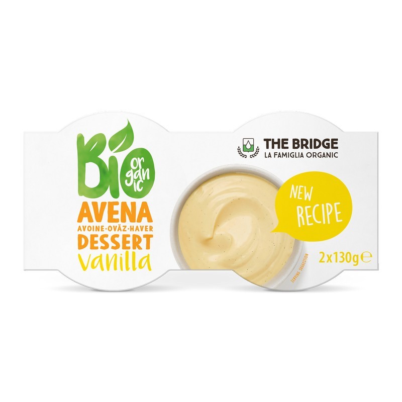 The Bridge BIO Desert din ovaz cu vanilie 2x130g