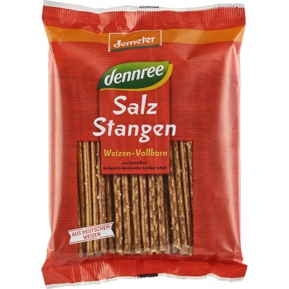 Dennree Sticksuri din grau integral Demeter 125g