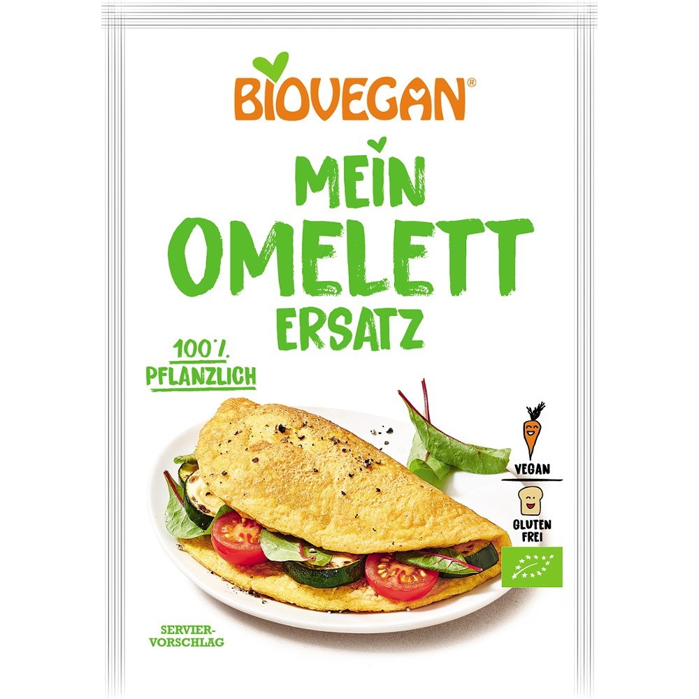 Biovegan Inlocuitor vegan pentru omleta bio fara gluten 43g