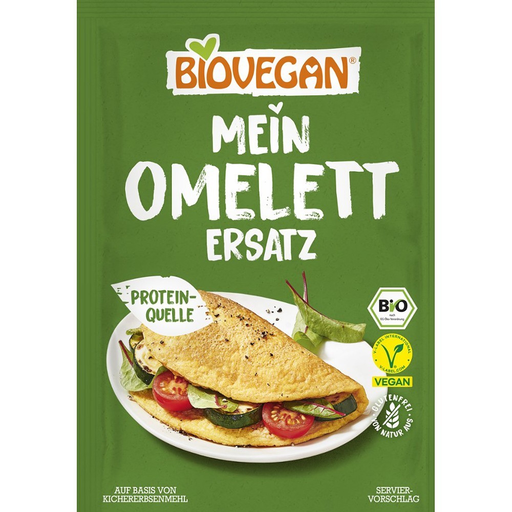 Biovegan Inlocuitor vegan pentru omleta bio fara gluten 43g